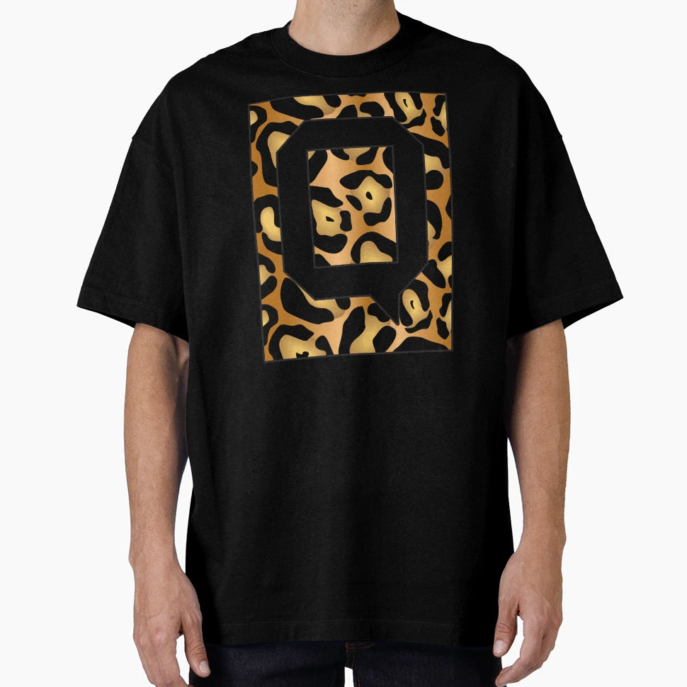 Letter Q Jaguar Stencil Font T-Shirt - Streetwear Style Men Women - T-Shirt, Sweatshirt, Hoodie