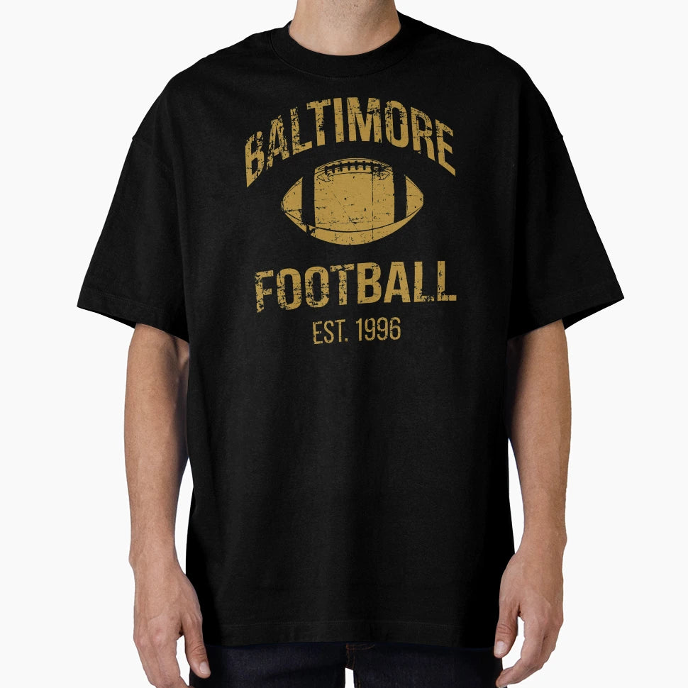 Baltimore Football Team T-Shirt - Minimalist Print Unisex - T-Shirt, Sweatshirt, Hoodie