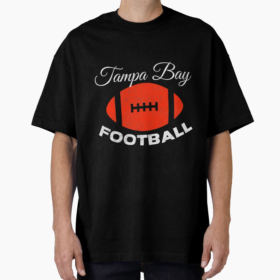 Tampa Bay Football Distressed T-Shirt - Minimalist Print Unisex - T-Shirt, Sweatshirt, Hoodie