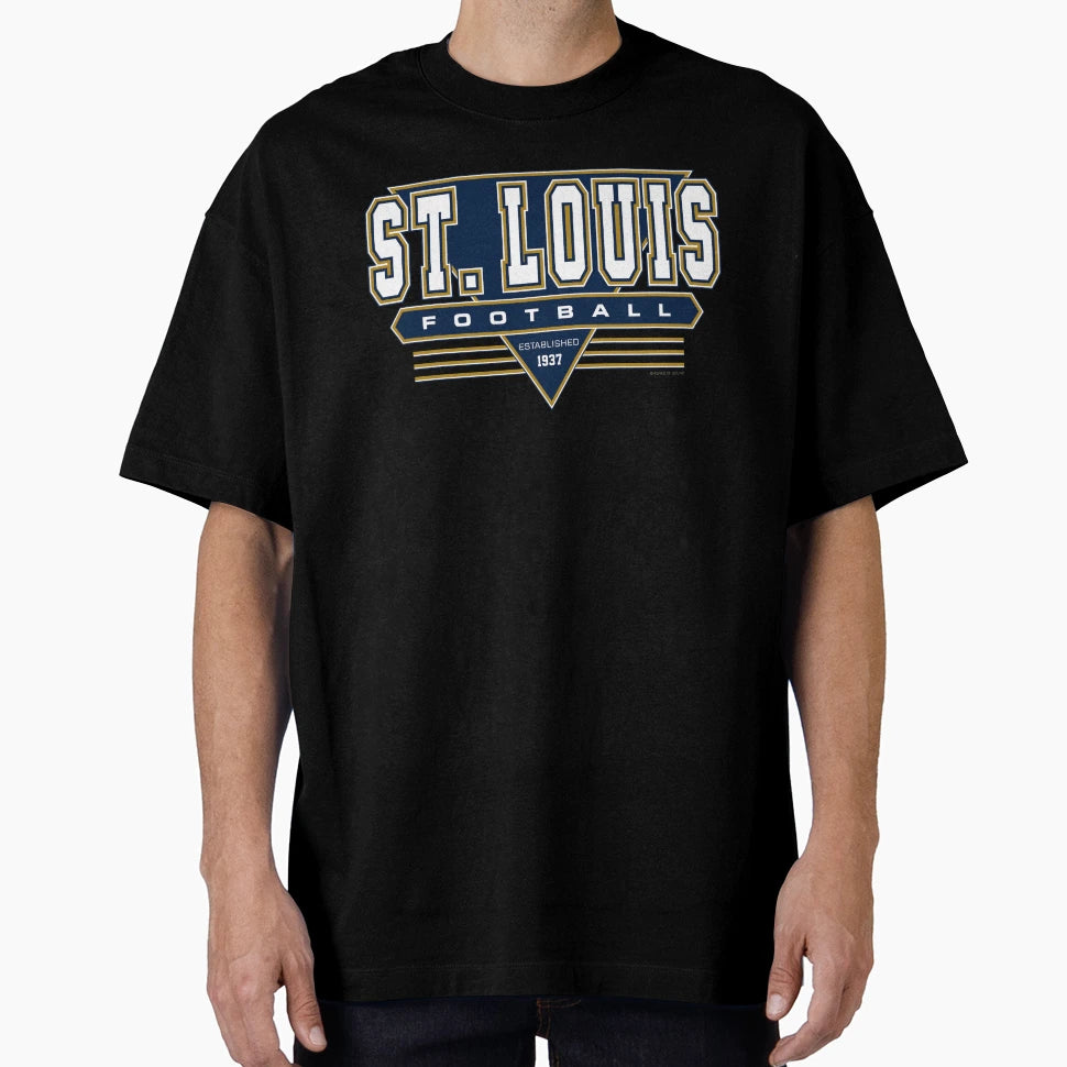 St Louis Los Angeles Football Rams Inspired T-Shirt - Graphic Print Unisex - T-Shirt, Sweatshirt, Hoodie