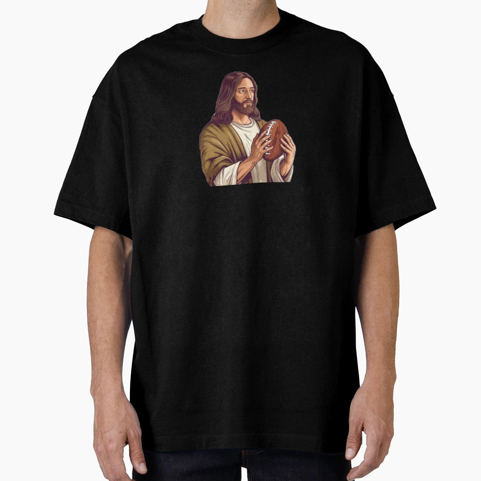 Who Would Jesus Draft Funny Nfl Fantasy T-Shirt - Graphic Print Men Women - T-Shirt, Sweatshirt, Hoodie
