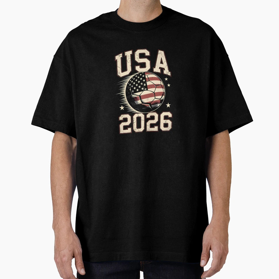 Usa Soccer World Cup 2026 American Fan T T-Shirt - Streetwear Style Unisex - T-Shirt, Sweatshirt, Hoodie