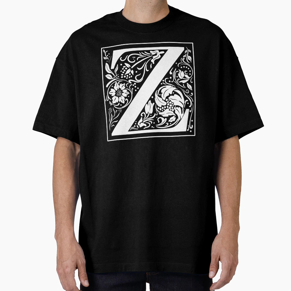 Illuminated Initial Z T-Shirt - Graphic Print for Adults - T-Shirt, Sweatshirt, Hoodie