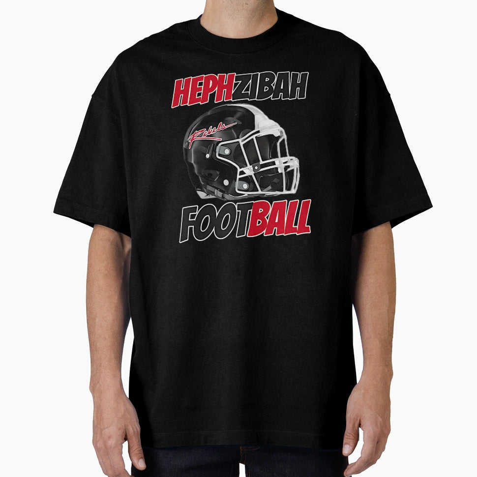 Hephzibah Rebels Football 24 V2 T-Shirt - Minimalist Print Unisex - T-Shirt, Sweatshirt, Hoodie