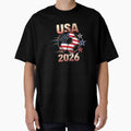 USA Soccer with Red White Blue Stars 2026 Cup - Adult & Kids T-Shirts, Sweatshirts & Hoodies apparel design preview 1