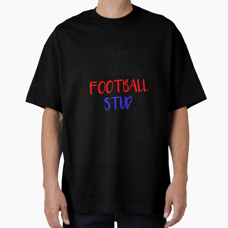 Mom Football Stud T-Shirt - Minimalist Print Unisex - T-Shirt, Sweatshirt, Hoodie