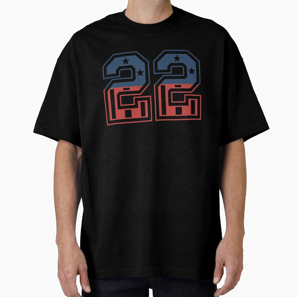 Number 22 Usa T-Shirt - Minimalist Print Men Women - T-Shirt, Sweatshirt, Hoodie