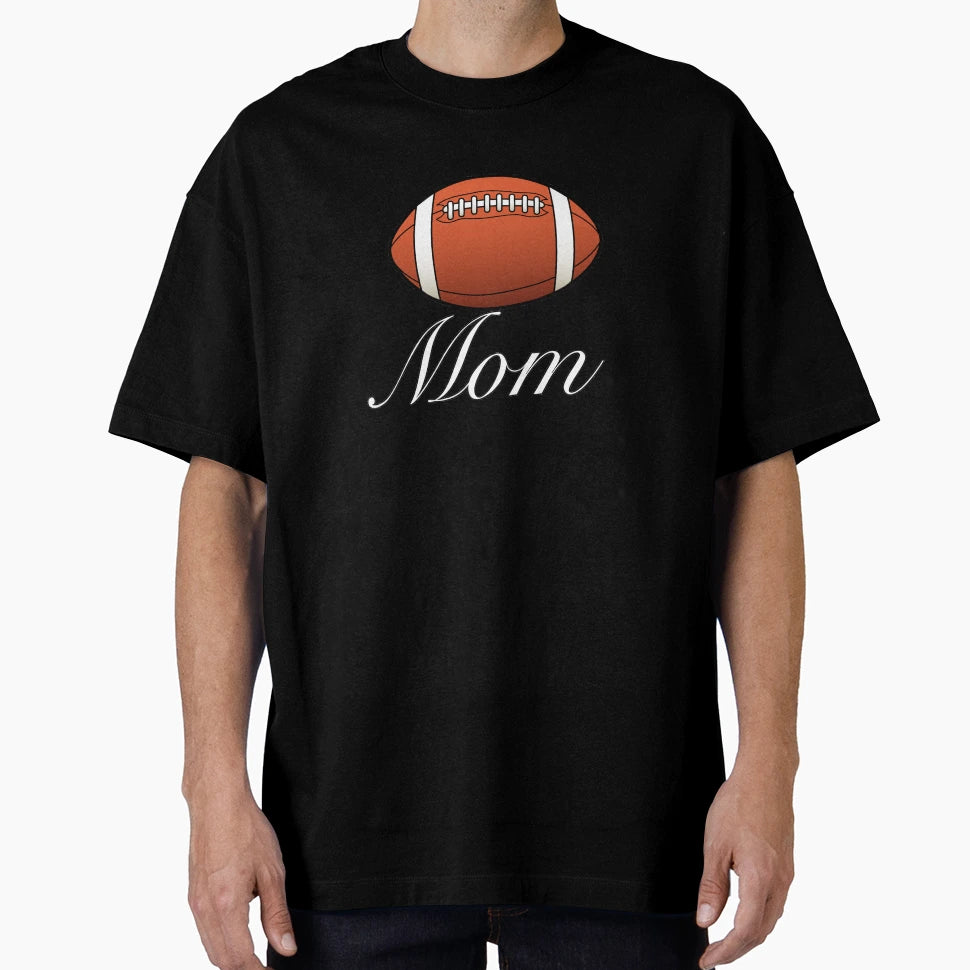 Football Mom T-Shirt - Minimalist Print Men Women - T-Shirt, Sweatshirt, Hoodie