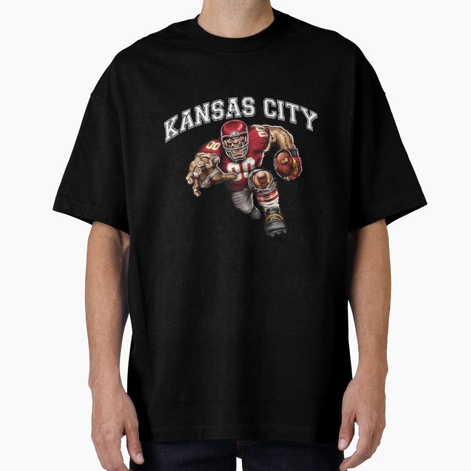 Kansas City Football T-Shirt - Fun Novelty Design for Adults - T-Shirt, Sweatshirt, Hoodie