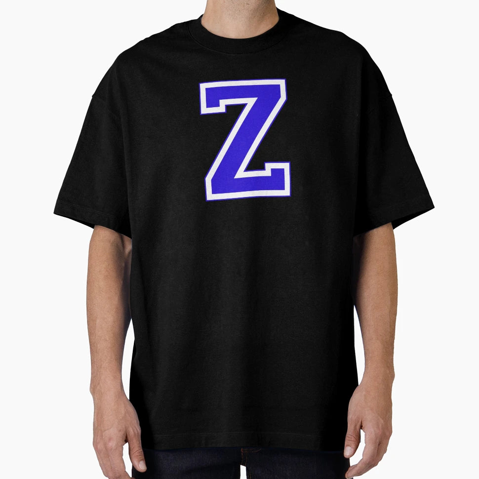 Varsity Letter Z T-Shirt - Minimalist Print Unisex - T-Shirt, Sweatshirt, Hoodie