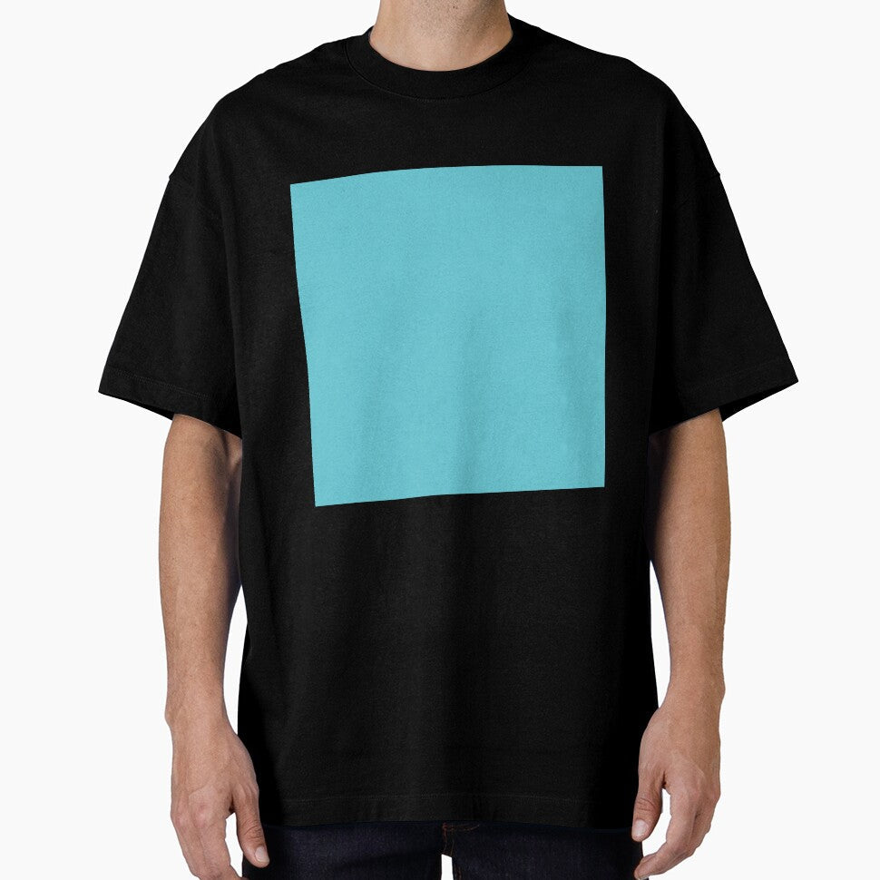 Plain Solid Color Cyan Blue Light 1 by mimihuang - Adult & Kids T-Shirts, Sweatshirts & Hoodies apparel design preview 1