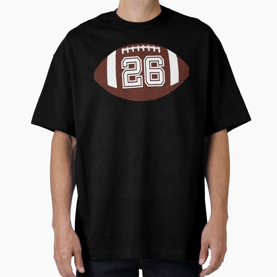 American Football Jersey No 26 Uniform T-Shirt - Aesthetic Graphic Unisex - T-Shirt, Sweatshirt, Hoodie