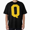 Alphabet Yellow Q Sports Letter Q T-Shirt - Graphic Print for Adults - T-Shirt, Sweatshirt, Hoodie