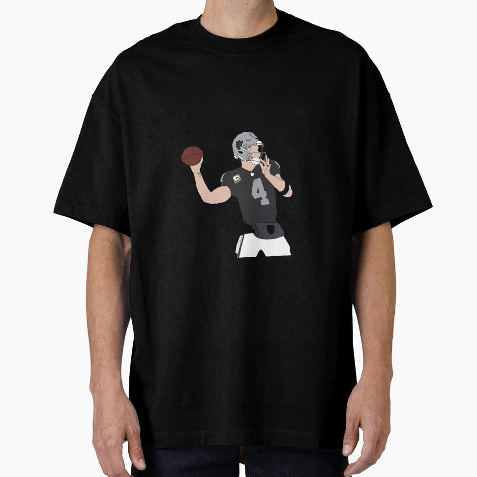 Las Vegas Raiders Derek Carr T-Shirt - Aesthetic Graphic for Adults - T-Shirt, Sweatshirt, Hoodie
