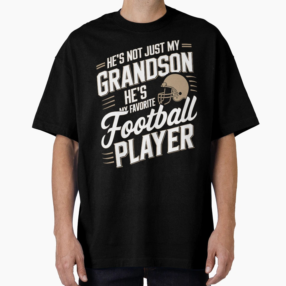 Hes Not Just Grandson Also Favorite T-Shirt - Unique Graphic Unisex - T-Shirt, Sweatshirt, Hoodie