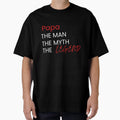 Papa Myth Legend Red White T-Shirt - Fun Novelty Design Unisex - T-Shirt, Sweatshirt, Hoodie