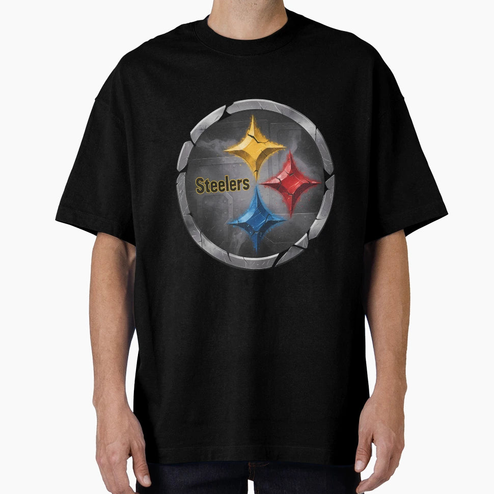 Pittsburgh Football Steelers Logo T-Shirt - Aesthetic Graphic Men Women - T-Shirt, Sweatshirt, Hoodie