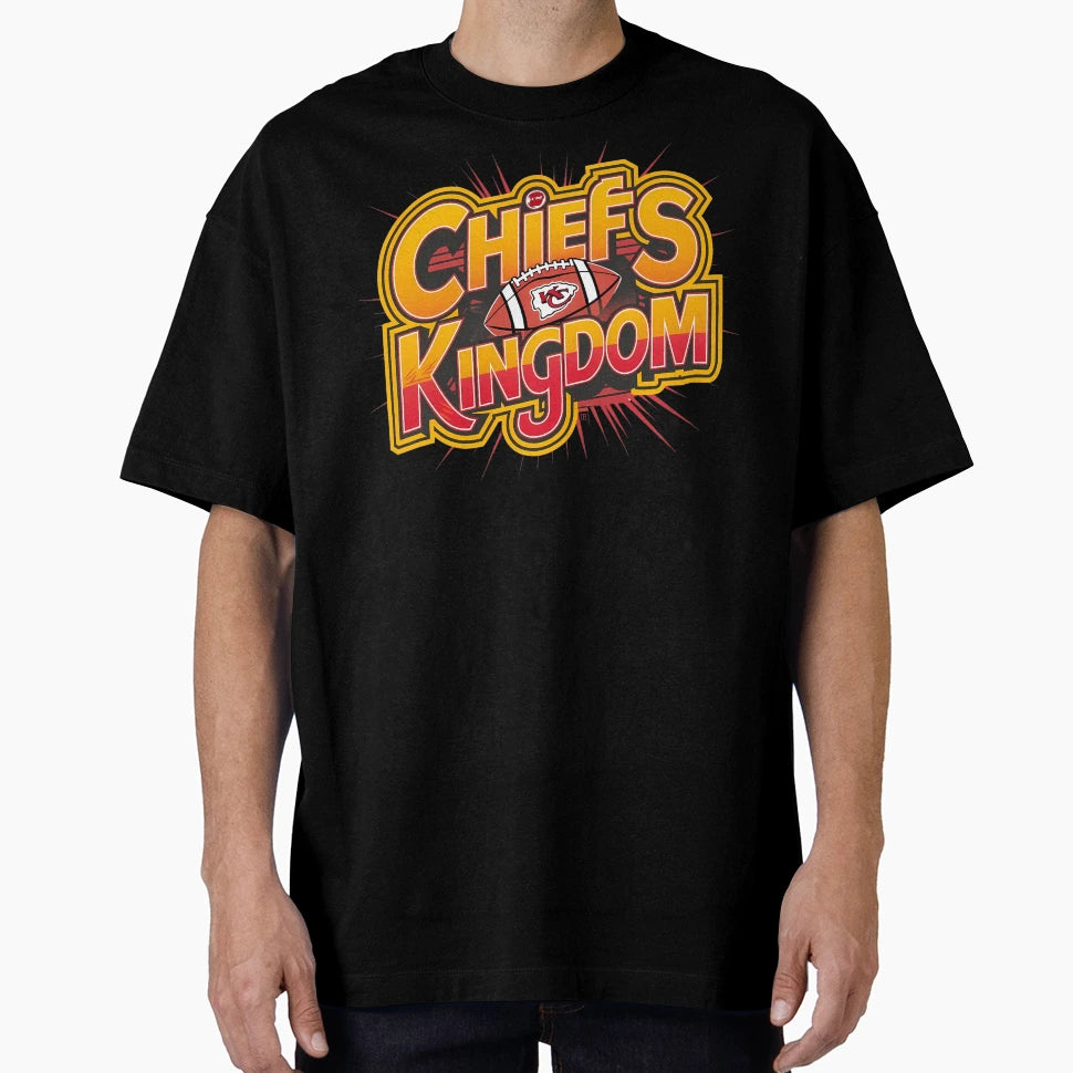 Chiefs Kingdom T-Shirt - Casual Everyday Wear for Adults - T-Shirt, Sweatshirt, Hoodie
