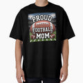 Proud Football Mom Stadium Lights And T-Shirt - Novelty Apparel Unisex - T-Shirt, Sweatshirt, Hoodie