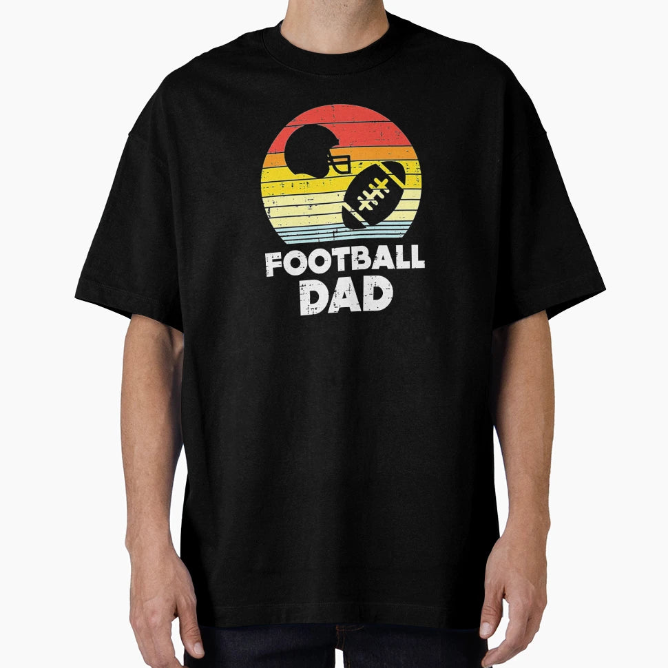 American Football Dad Sunset T-Shirt - Fun Novelty Design Men Women - T-Shirt, Sweatshirt, Hoodie
