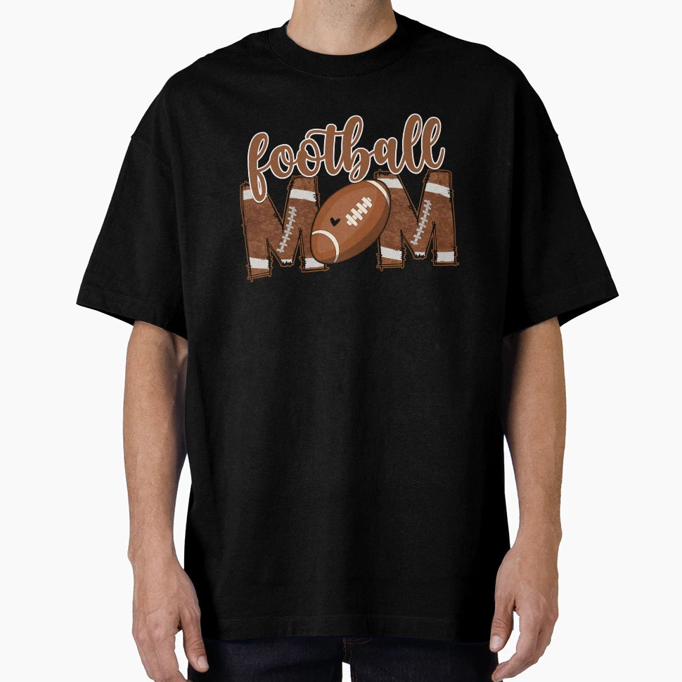 American Football Mom Leopard Cheetah T-Shirt - Novelty Apparel Men Women - T-Shirt, Sweatshirt, Hoodie