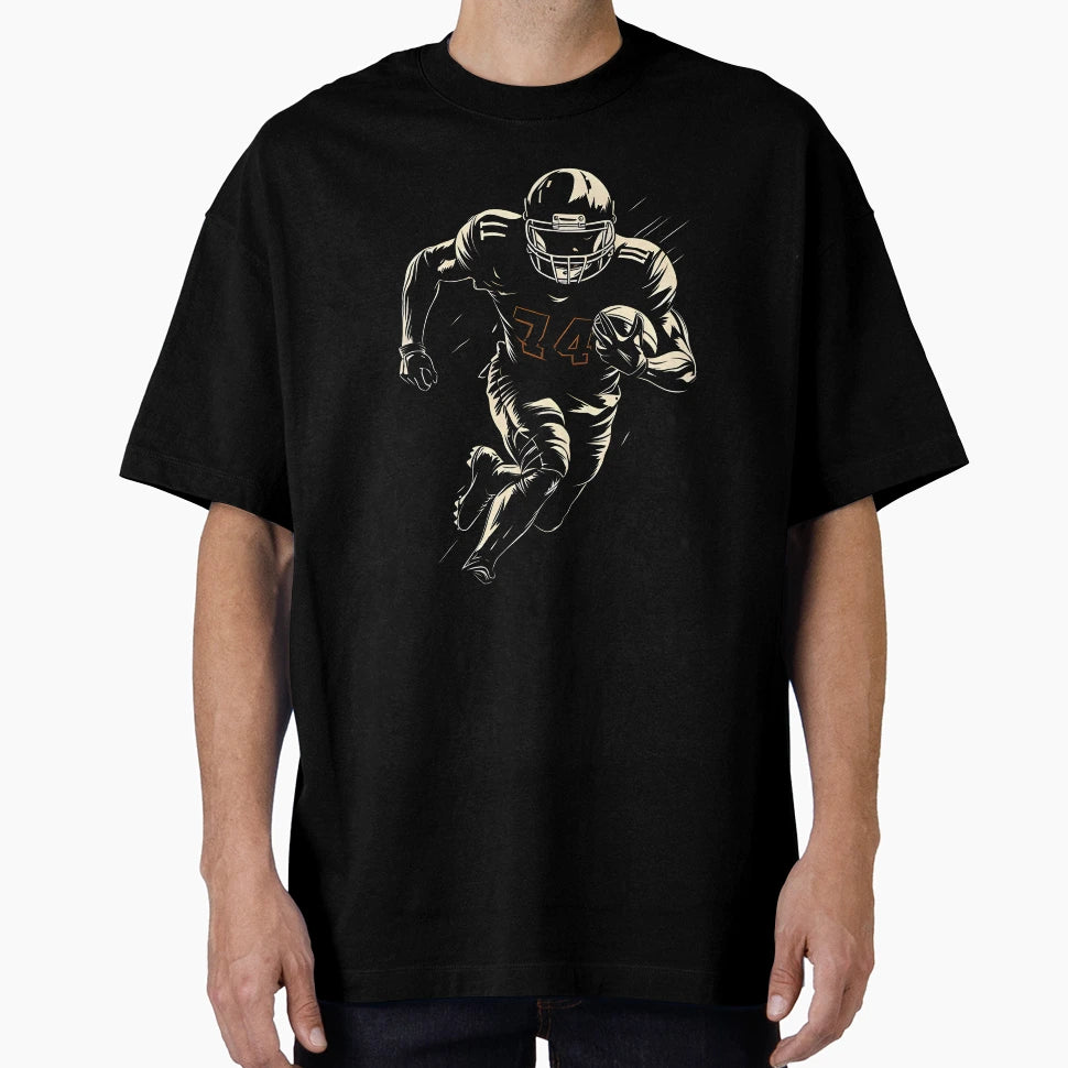 American Football Black Stripes No 2 T-Shirt - Aesthetic Graphic Men Women - T-Shirt, Sweatshirt, Hoodie