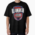 Football All American Flag T-Shirt - Graphic Print Unisex - T-Shirt, Sweatshirt, Hoodie
