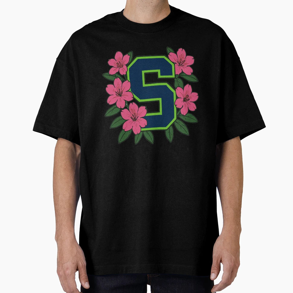 Seattle Seahawks X Rhododendron T-Shirt - Streetwear Style for Adults - T-Shirt, Sweatshirt, Hoodie