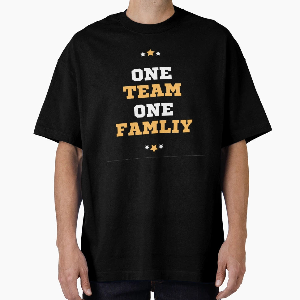 One Team One Famliy Gift Family Gift T-Shirt - Trendy Graphic for Adults - T-Shirt, Sweatshirt, Hoodie