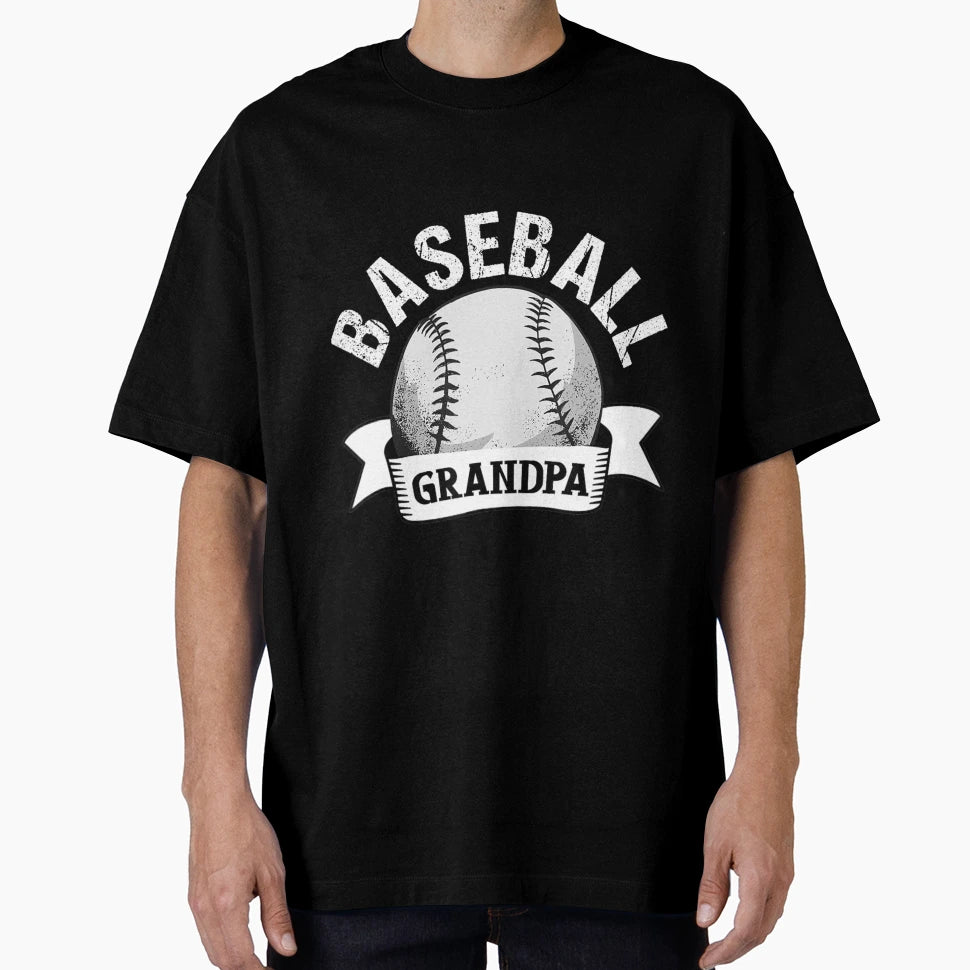 Mens Baseball Grandpa Funny Baseball T-Shirt - Custom Art Print Unisex - T-Shirt, Sweatshirt, Hoodie