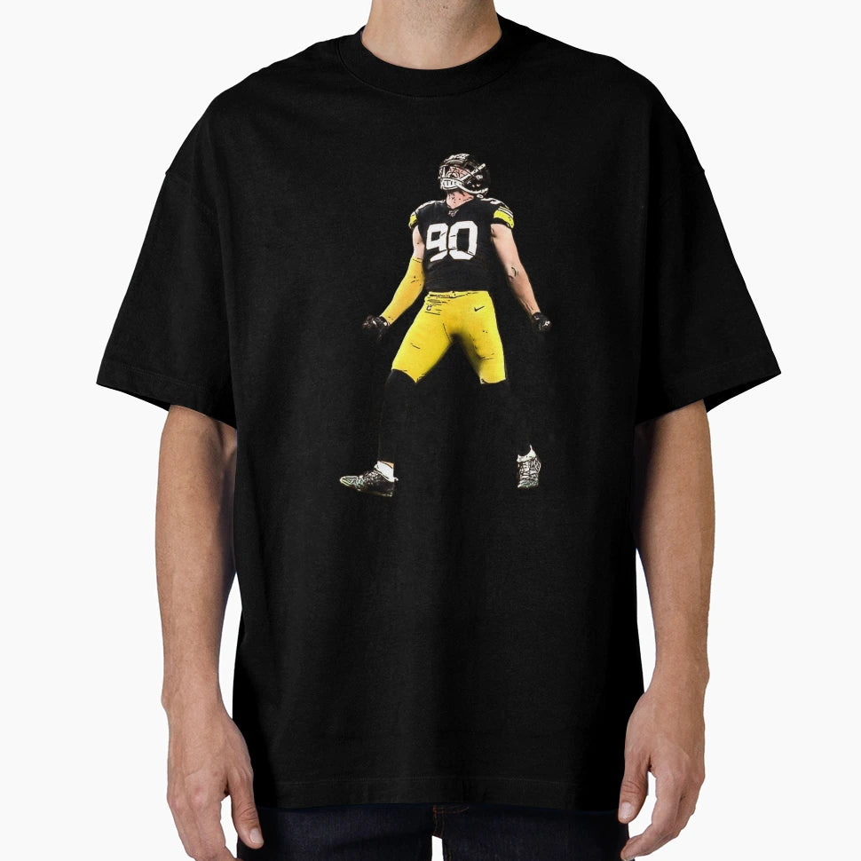 Tj Watt Celebration T-Shirt - Custom Art Print Unisex - T-Shirt, Sweatshirt, Hoodie