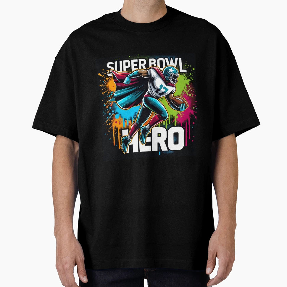 Super Bowl Hero T-Shirt - Minimalist Print for Adults - T-Shirt, Sweatshirt, Hoodie
