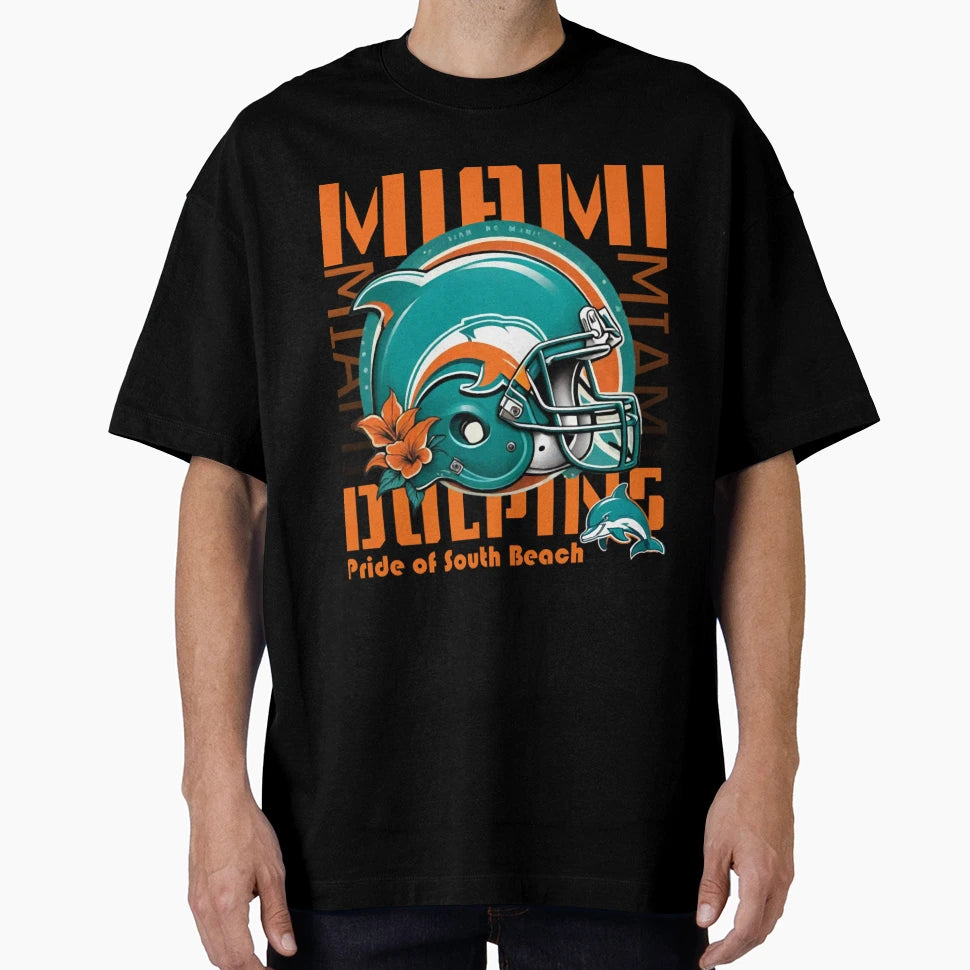 Art Miami Dolphins T-Shirt - Graphic Print Unisex - T-Shirt, Sweatshirt, Hoodie