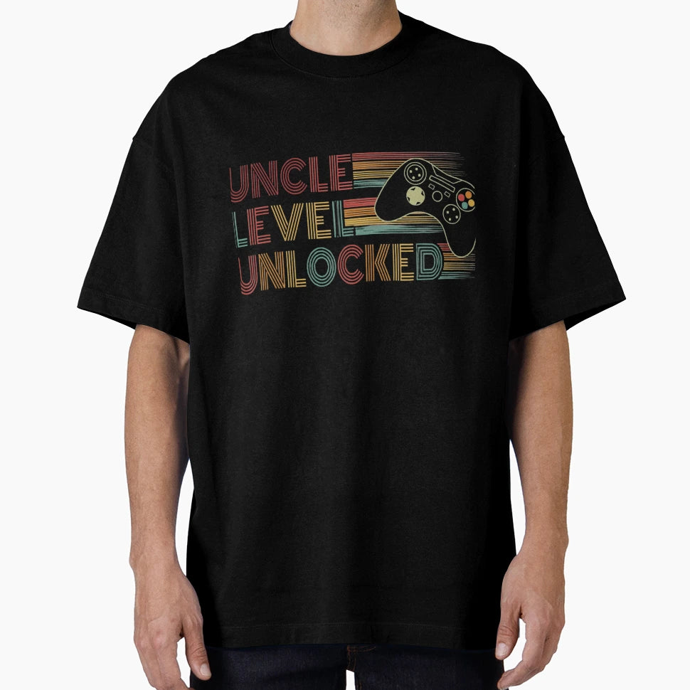 Uncle Level Unlocked New Uncle T-Shirt - Fun Novelty Design for Adults - T-Shirt, Sweatshirt, Hoodie