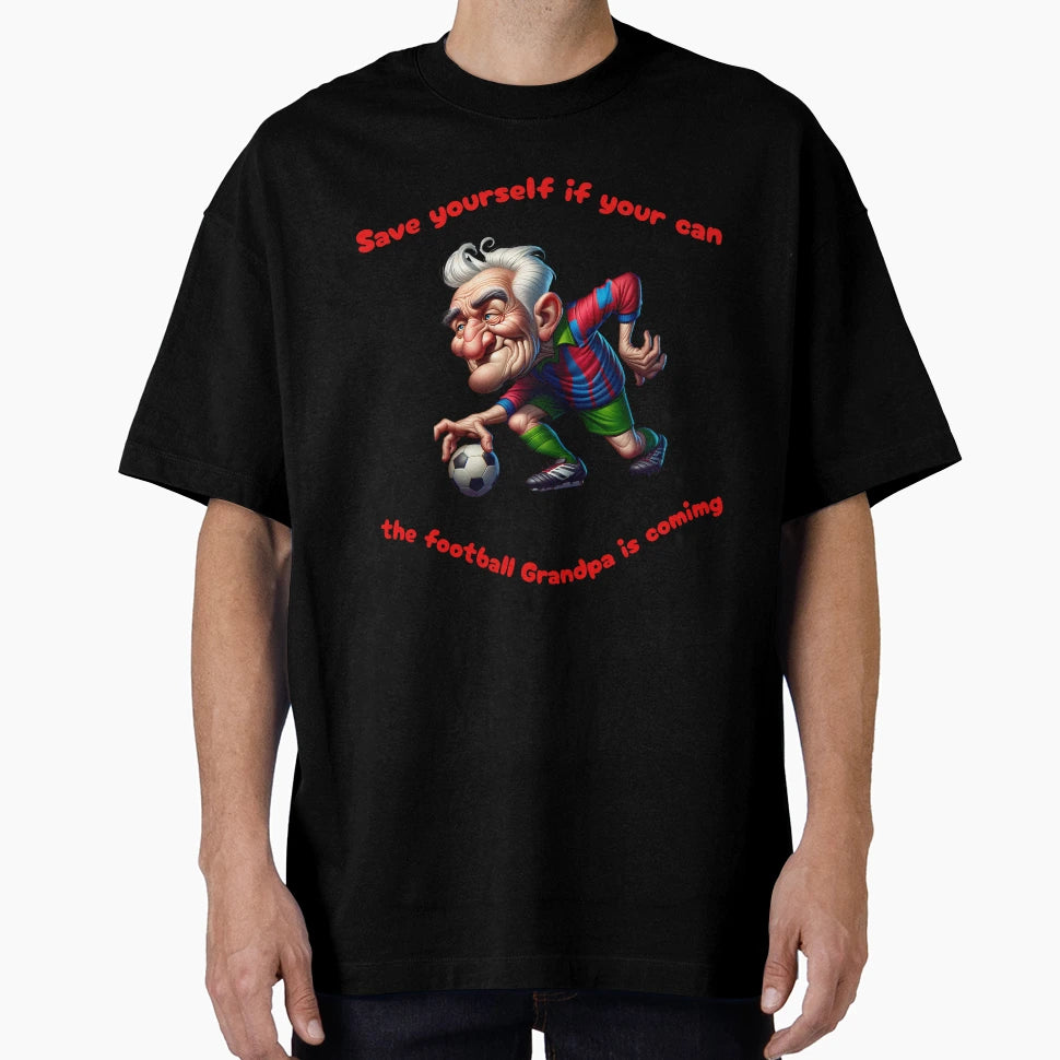 Grandpa Plays Football T-Shirt - Novelty Apparel Unisex - T-Shirt, Sweatshirt, Hoodie