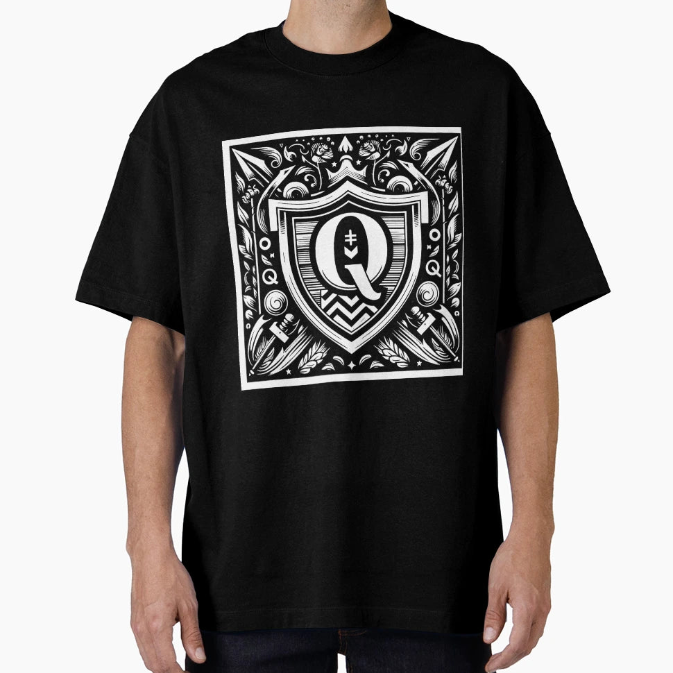 Letter Q T-Shirt - Graphic Print Men Women - T-Shirt, Sweatshirt, Hoodie
