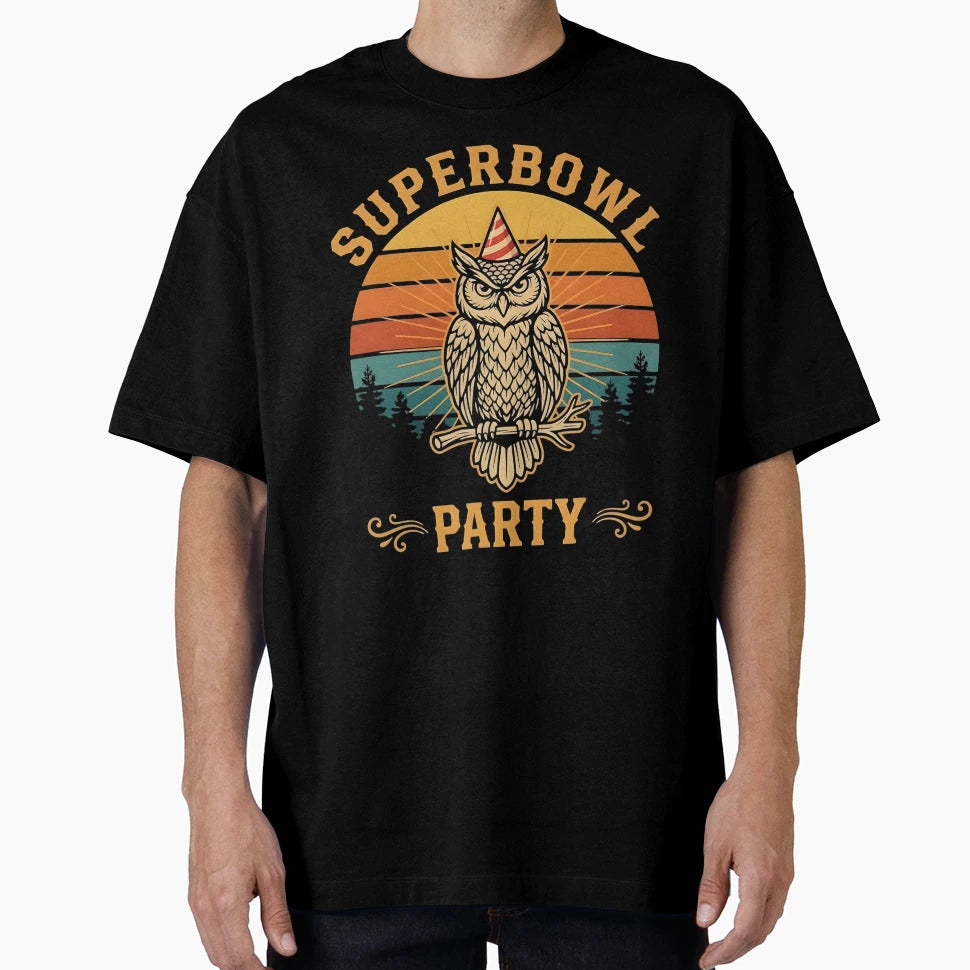 Superbowl Party T-Shirt - Trendy Graphic Men Women - T-Shirt, Sweatshirt, Hoodie