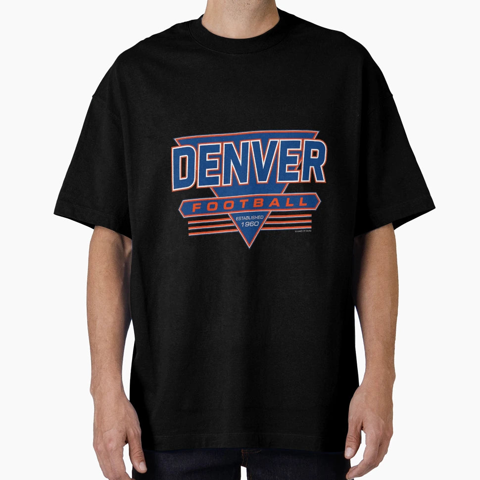 Denverr Football Broncos Inspired 90S T-Shirt - Custom Art Print Unisex - T-Shirt, Sweatshirt, Hoodie