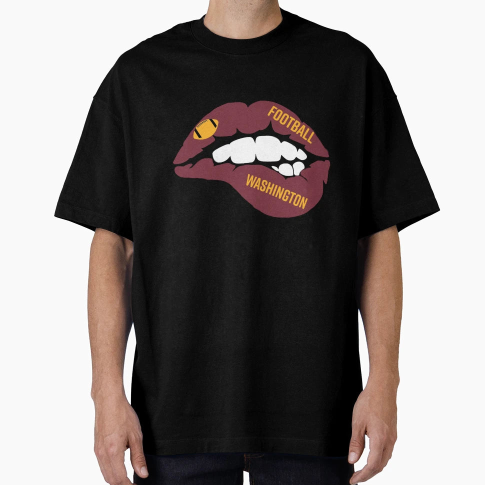 Washington Football Team 2020 Lips T-Shirt - Casual Everyday Wear Men Women - T-Shirt, Sweatshirt, Hoodie