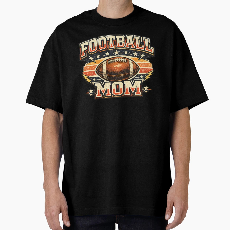 Football Mom T-Shirt - Fun Novelty Design for Adults - T-Shirt, Sweatshirt, Hoodie