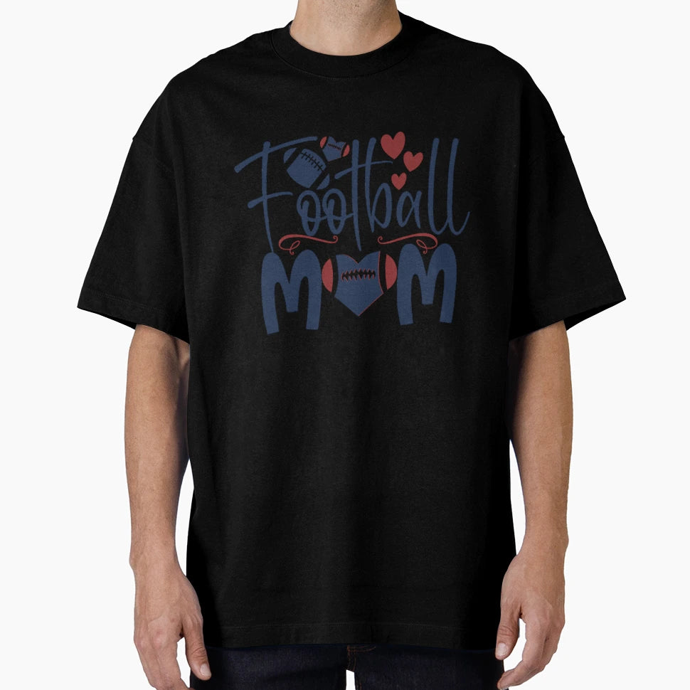 Football Mom T-Shirt - Aesthetic Graphic Men Women - T-Shirt, Sweatshirt, Hoodie