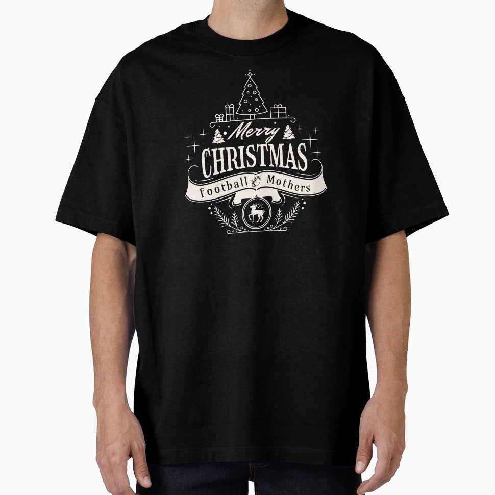 Merry Football Mothers T-Shirt - Minimalist Print for Adults - T-Shirt, Sweatshirt, Hoodie