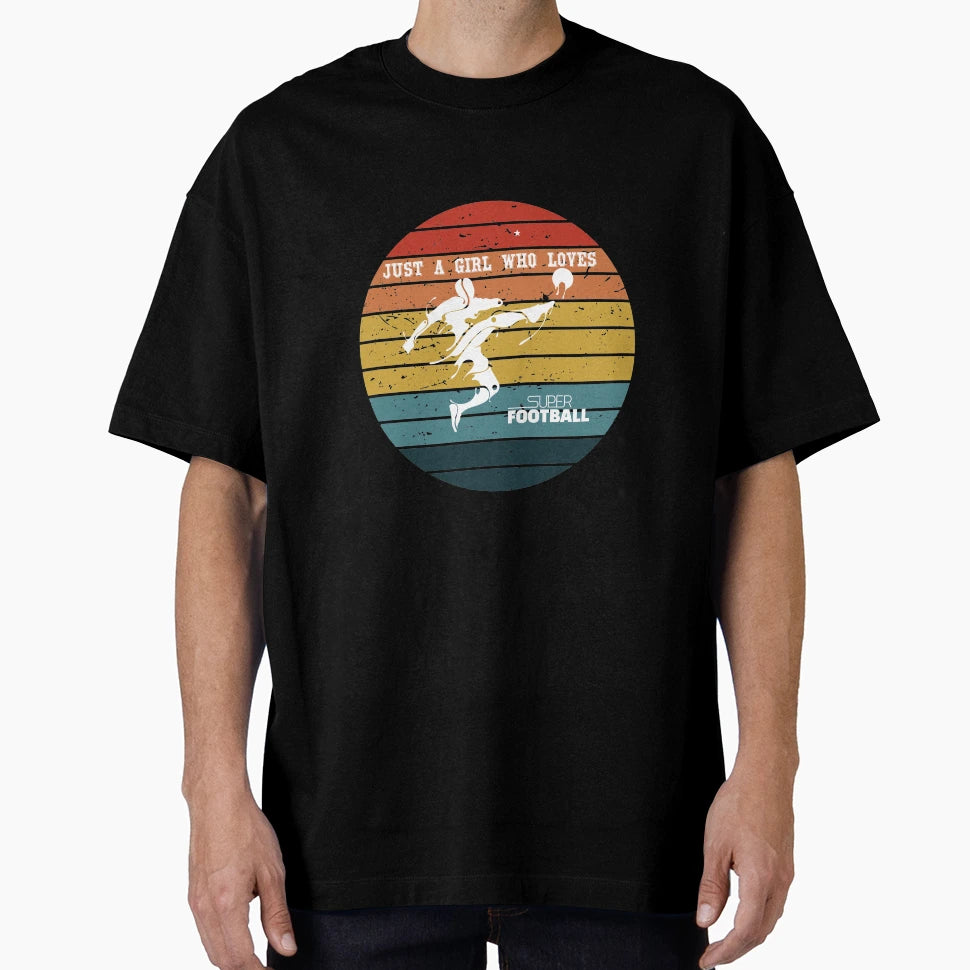 Just Who Loves Football T-Shirt - Unique Graphic Unisex - T-Shirt, Sweatshirt, Hoodie