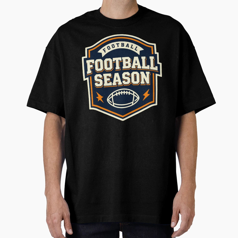 Football Season Badge American Football T-Shirt - Novelty Apparel Unisex - T-Shirt, Sweatshirt, Hoodie