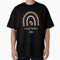 Leopard Rainbow American Football Sis T-Shirt - Custom Art Print Men Women - T-Shirt, Sweatshirt, Hoodie