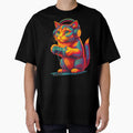 Gamer Cat Video Games Boys Teen Men Girls Funny Gift - Adult & Kids T-Shirts, Sweatshirts & Hoodies apparel design preview 1