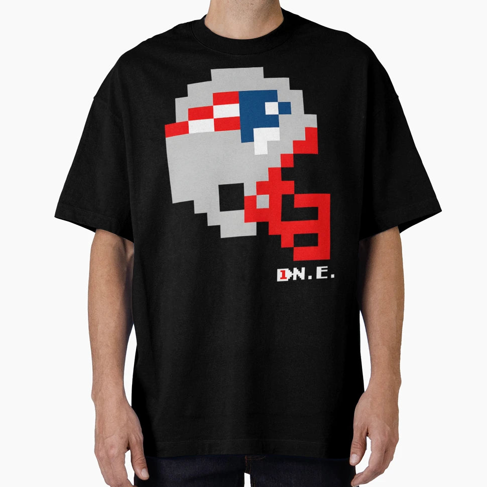 Ne Helmet Tecmo Bowl T-Shirt - Minimalist Print Men Women - T-Shirt, Sweatshirt, Hoodie