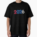 2026 Sparkle Jewel Year 2026 Tricolor T-Shirt - Aesthetic Graphic Unisex - T-Shirt, Sweatshirt, Hoodie