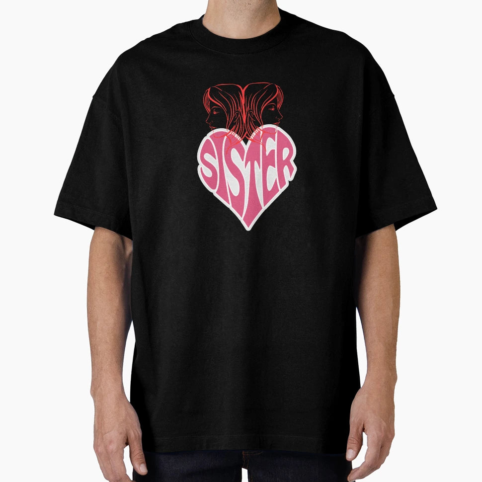 Sister T-Shirt - Minimalist Print for Adults - T-Shirt, Sweatshirt, Hoodie