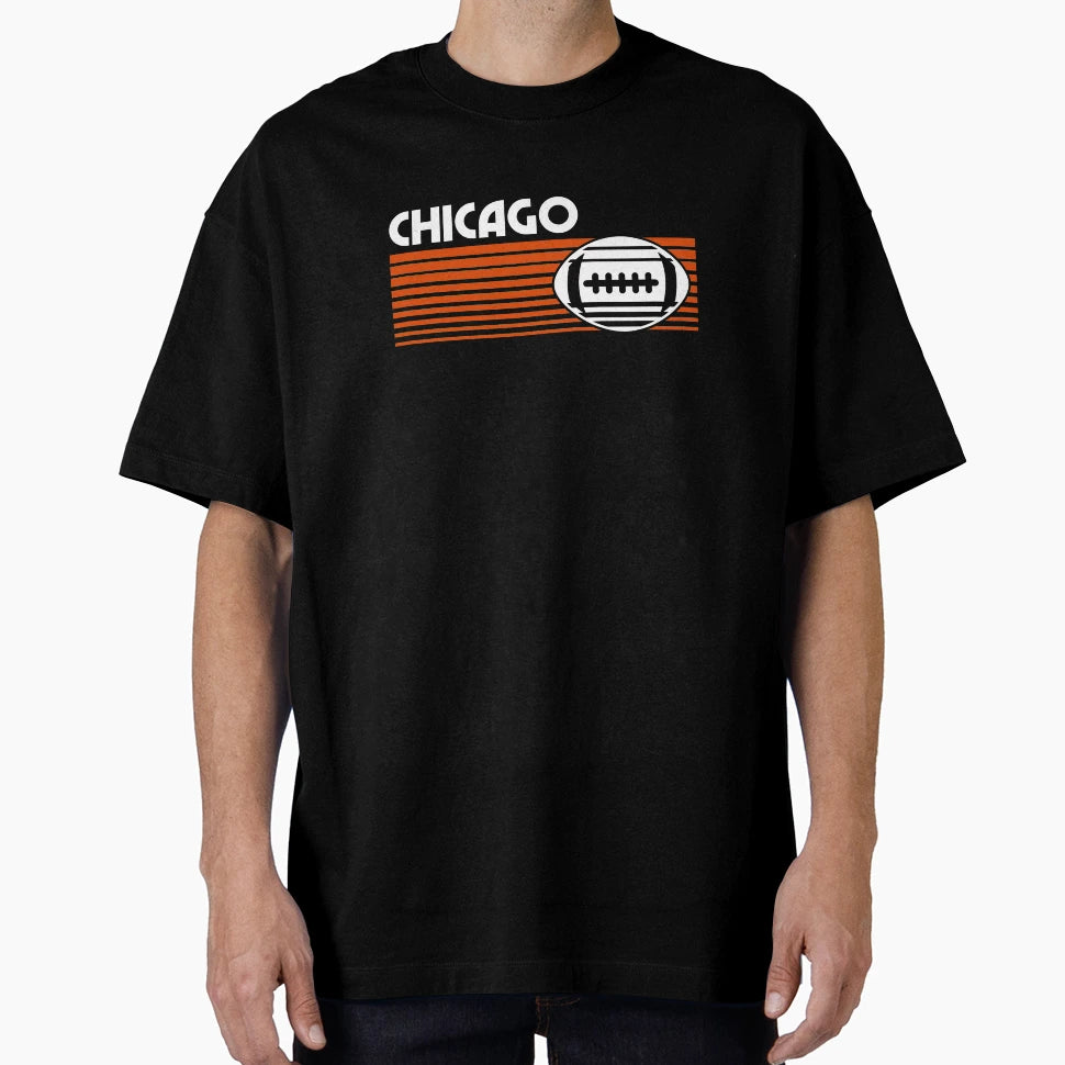 Chicago Football Game Day T-Shirt - Minimalist Print Unisex - T-Shirt, Sweatshirt, Hoodie